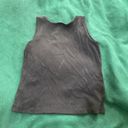 Polo  Ralph Lauren Black Ribbed Tank Top Photo 1