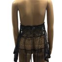 Frederick's of Hollywood  Black Lace Mesh Chemise Sheer Lingerie Women’s XS Photo 3