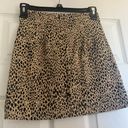 Brandy Melville Cheetah Print Mini Skirt Photo 1