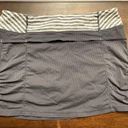 Lululemon  grey stripped skort women's 8 Photo 0