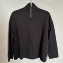 Emerson Fry Edie Top Black Ponte Medium Mockneck Turtleneck Photo 4