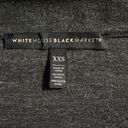 White House | Black Market  Velvety Wrap Waist Sweater Size XXS Charcoal Gray Photo 3