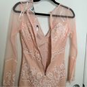 Sabo Skirt NWT  Peach Lace Mini Dress Photo 7