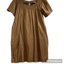 Kensie Gold Smock Babydoll Dress Size 4 Photo 0