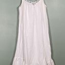 Vintage California Dynasty 100% Cotton Nightgown White Size M Photo 0