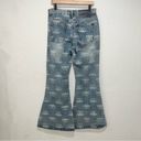 One Teaspoon  Medusa Marines Low Waist Extreme Flare Jean Photo 5