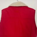 American Eagle  Vintage Full Zip Red Vest Size M Photo 6