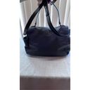 Diane Von Furstenberg  Womens Black Leather Long Strap Purse Satchel Shoulder Bag Photo 2