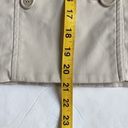 Anne Klein  stretch double button skirt Tan Falls at knee Women’s size 6 Neutral Photo 4