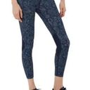 Sweaty Betty - Zero Gravity 7/8 Leggings Paisley Blue Running Training Gym Yoga Photo 0