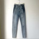 One Teaspoon One X  Super High Waist Freebirds II Two Tone Skinny Jeans 23" Photo 4