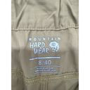 Mountain Hardwear  Womens Shorts Sz 8 Khaki Outdoorsy GorpCore Athleisure Classic Photo 3