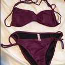 Victoria's Secret  Victoria secret purple two piece bikini top bottom set like new Medium Photo 1