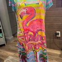 Flamingo Leoma love grove  diner beach cover up Photo 0