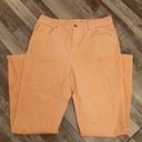 Ralph Lauren  Orange Artsy Funky Peasant Boho Kid Core Corduroy Pants Size 10 Photo 4