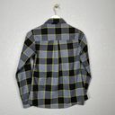 Krass&co Dixxon Flannel  Women S The Bolt Gray Black Yellow Plaid Button Up Shirt Photo 5