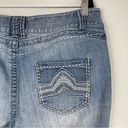 Lane Bryant  Sim Flare High Rise Jeans Sz 16 Light Wash Distressed Photo 7