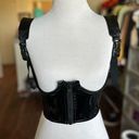 Dolls Kill My Type Underbust Corset- Patent Black latex midnight Photo 0