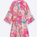 ZARA sarin effect floral kimono waist tied dress Photo 3