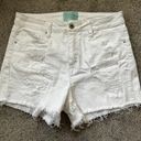 Judith March White Denim Shorts Photo 0