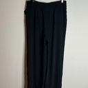 White House | Black Market  Wide Leg black asymmetrical wrap pants Photo 3