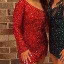 Sherri Hill Red  Short Homecoming Dress Photo 1