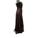 Vera Wang  Maids dress strapless brown back zip size 6 Photo 1