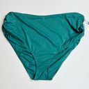 Anne cole NWT  Plus Size High-Waist Bikini Bottoms in Ocean Green Sz 24W Vacation Photo 1