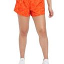 All In Motion Size Medium Orange Mid-Rise Run Athletic Activewear Shorts Photo 0