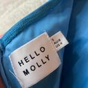 Hello Molly Seen Lavishly Mesh Maxi Dress Blue Photo 5