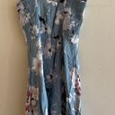 Loft Blue Floral Print Dress Photo 4