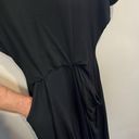 Women’s | All Saints black drape knit dress | Size 2 Photo 3