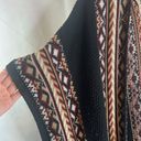 love on a hanger  Fringed Western Aztec Poncho Cardigan Size XS‎ Photo 3