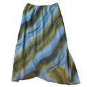 The Moon Half Bay Blue Green Y2K Skirt Photo 0