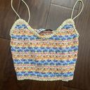 ZARA multicolor knit top Photo 0