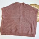 Universal Threads Universal Thread Mauve Pink Poncho Sweater Photo 3