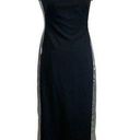 Vince Camuto  Women's Formal Dress Size 6P Black Sequined One Shoulder Long Gown Photo 0