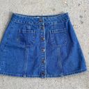 Brandy Melville Button Up Jean Skirt Photo 0