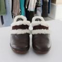 Tommy Hilfiger Merry Vintage Y2K Leather Faux Fur Trim Platform Clogs Photo 3