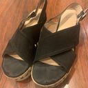 A New Day Black Espadrille Platform Sandals Photo 2