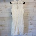 Kensie  Women’s White Lace Sleeveless Dress Size 14 NEW Photo 2