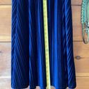 Laundry by Shelli Segal  Women Navy Blue Velour Velvet Elastic Waist Skirt Size L Photo 4