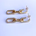 Gold Chain Drop Earrings Photo 1