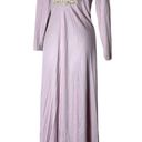 American Vintage Vintage Lilli Diamond Of California Long Sleeve Embroidered Gown Photo 1