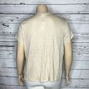 J.Jill  Love Linen NWT Size XL Flax Tan - Tie Detail 100% Linen Knit Top Shirt Photo 2