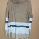 DKNY stripe Cowl Neck Sweater Size XL Photo 3