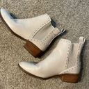 American Eagle  Outfitters White Pleather Ankle Booties Photo 3