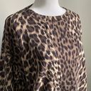 Banana Republic Women’s Cheetah Print Lightweight Pullover Fashion Sweatshirt Photo 1