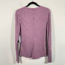 Zyia  Active Purple Lilac Don't Wake Me Up Long Sleeve Thermal Henley Size M NWT Photo 8