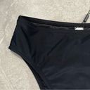 Relleciga  Bikini Bottom Black High Cut High Waisted Swim Bottom Sz S NWT Photo 6